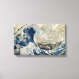 Zee Zazzle_Growshop. Canvas Afdruk