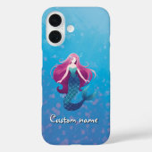  Zee Zeemeermin gepersonaliseerde iPhone Case (Achterkant)