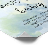 Zee zeeschildpadden - Zeg geen baby Poster (Hoek)