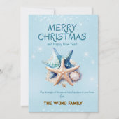 Zee Zeester Kerst Kaarten (Voorkant)