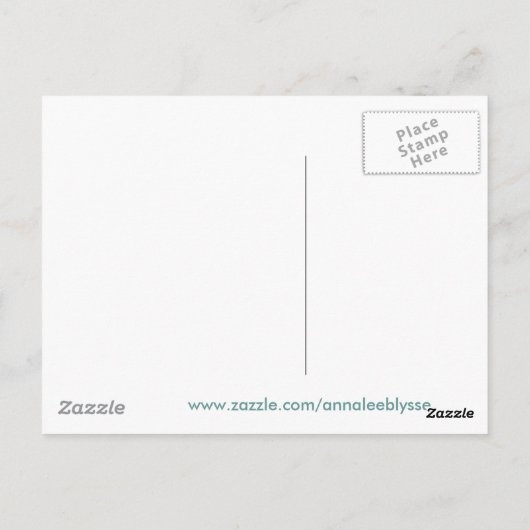 Zee zigeuner Briefkaart (Achterkant)