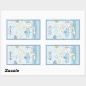 🌊✩ Zee Zomer Dromen ✩🌊 Rechthoekige Sticker (Vel)