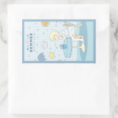 🌊✩ Zee Zomer Dromen ✩🌊 Rechthoekige Sticker (Tas)