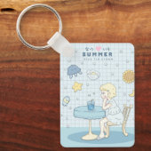 🌊✩ Zee Zomer Dromen ✩🌊 Sleutelhanger (Voorkant)