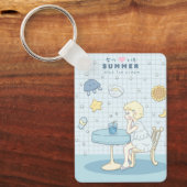 🌊✩ Zee Zomer Dromen ✩🌊 Sleutelhanger (Voorkant)
