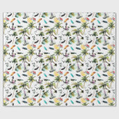 Zee zomerpakpapier cadeaupapier (Vlak)