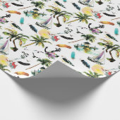 Zee zomerpakpapier cadeaupapier (Hoek)