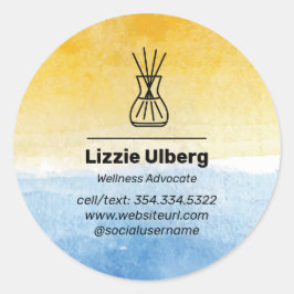 Zee & Zon Etherische Olie Zakelijke Stickers