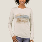 Zee Zon Sereniteit Strandparasol Tri-Blend Shirt (Voorkant)