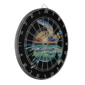 Zee zonneklep Golf Ball Marke Dartbord (Voorkant Links)