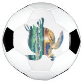 Zee zonneklep Golf Ball Marke Voetbal (Gedraaid)
