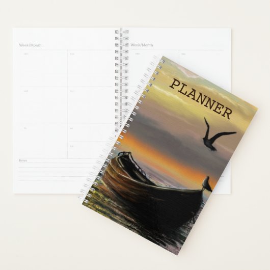 Zee Zonsondergang Boat Planner (Display)