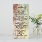 Zee zonsondergang op strand Plat Menu (Staand voorkant)