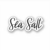 Zee Zout Opslag Sticker (Voorkant)