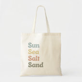 Zee Zout Zand Citroenpalet Schattige Zomer Tote Bag (Voorkant)