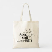 Zee Zout Zon Tote Bag (Achterkant)