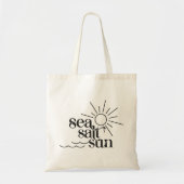 Zee Zout Zon Tote Bag (Voorkant)