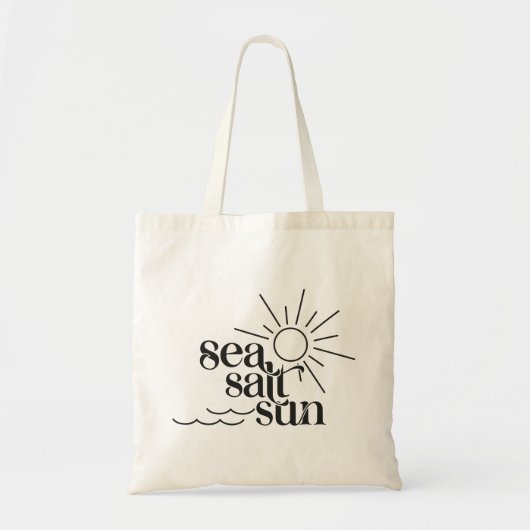 Zee Zout Zon Tote Bag (Voorkant)