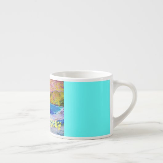 zee-zoutspray espresso kop (Rechts)