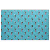 zee zwarte buikzeemeermin stof (Fat Quarter)