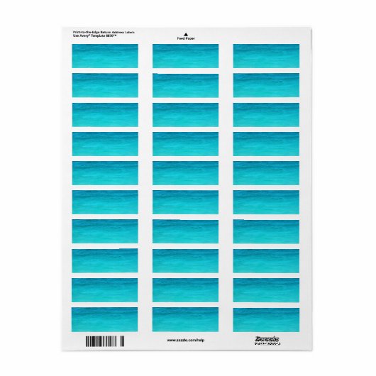 zeeaaa etiket (Full Sheet)