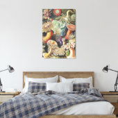 Zeeanemonen, Actiniae Seeanemonen Ernst Haeckel Canvas Afdruk (Insitu (Slaapkamer))