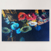 Zeeanemonen. Legpuzzel (Horizontaal)