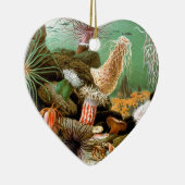 Zeeanemonen onderwater scène keramisch ornament (Rechts)