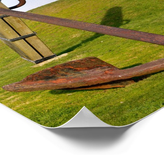 Zeeanker bij Les Sables d'Olonne in Frankrijk Poster (Hoek)