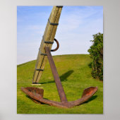 Zeeanker bij Les Sables d'Olonne in Frankrijk Poster (Voorkant)