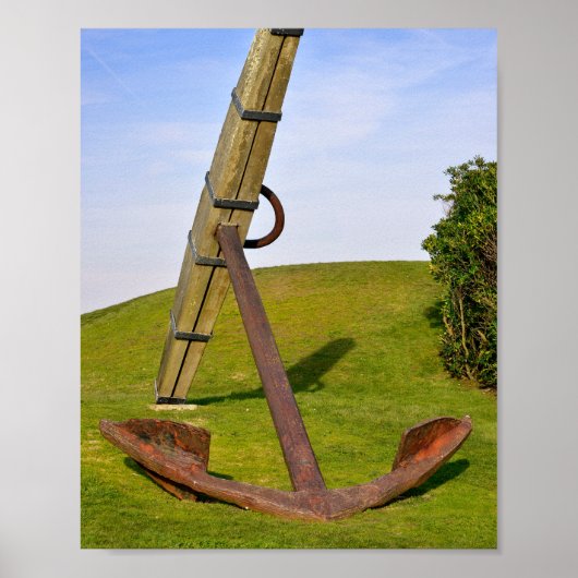 Zeeanker bij Les Sables d'Olonne in Frankrijk Poster (Voorkant)