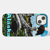 Zeearend aan de Alaskakust iPhone Hoesje (Achterkant horizontaal)