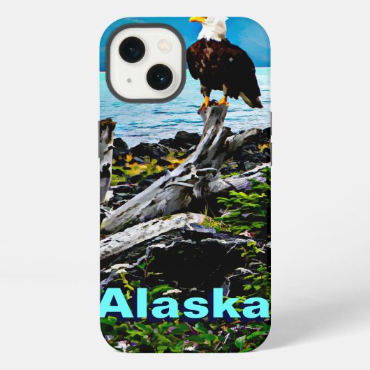 Zeearend aan de Alaskakust iPhone Hoesje (Achterkant)
