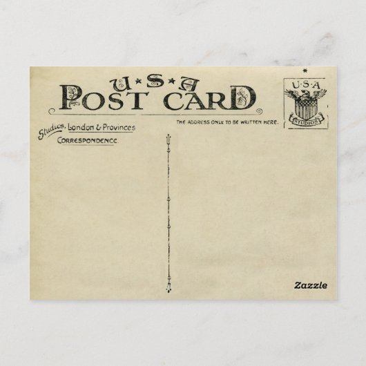  zeearend briefkaart (Achterkant)