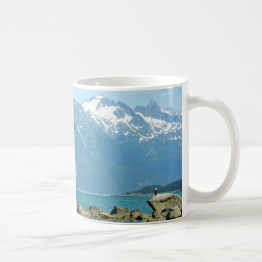 Zeearend in Skagway Alaska Koffiemok (Rechts)