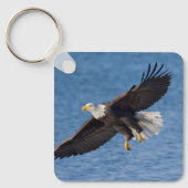 Zeearend in vlucht sleutelhanger (Voorkant)