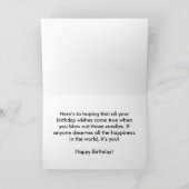 Zeearend met een slechte haar dag kaart (Binnen)