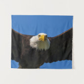 Zeearend vliegt dicht langs wandkleed (Voorkant (horizontaal))