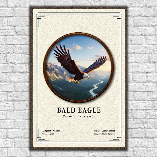 Zeearend Zoölogische Serie Poster