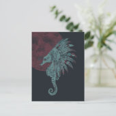 zeebaars briefkaart (Staand voorkant)