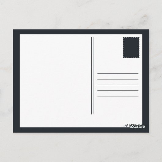 zeebaars briefkaart (Achterkant)