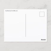 Zeebaars door S.A. Kilbourne, Oude vis Briefkaart (Achterkant)
