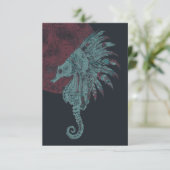 zeebaars kaart (Staand voorkant)