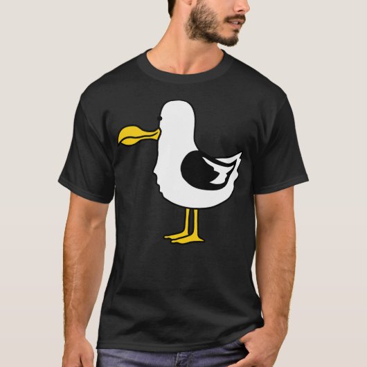 zeebaars strende hond t-shirt (Voorkant)
