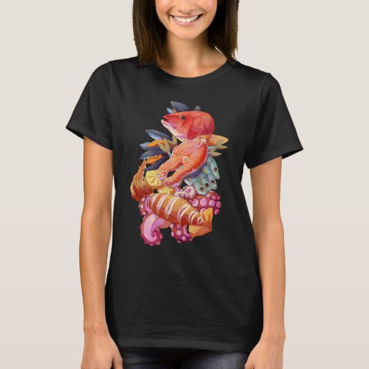Zeebanket T-shirt (Voorkant)