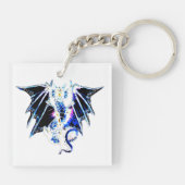 Zeebeest Draak Mythische Oceaanslang Fantasie Sleutelhanger (Achterkant)