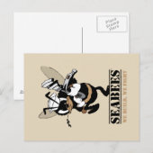 Zeebijen die we bouwen We bestrijden Briefkaart (Voorkant / Achterkant)
