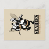 Zeebijen die we bouwen We bestrijden Briefkaart (Voorkant)
