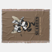 Zeebijen we bouwen we met een mand-mand deken (Voorkant)