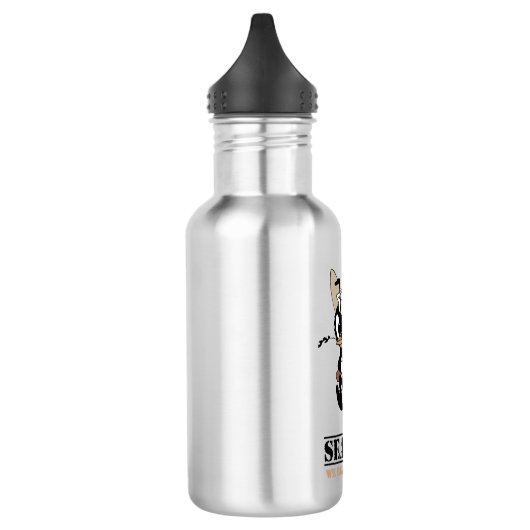 Zeebijen We bouwen 'We vechten tegen Drink'-fles Waterfles (Links)